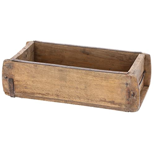 Novaliv Holzkiste Vintage 30 x 15 x 10 cm Alte Ziegelform Holz EIN KAMMER Allzweckkiste aus recyceltem Altholz Jede Form EIN Unikat - Geschenkkiste von Novaliv