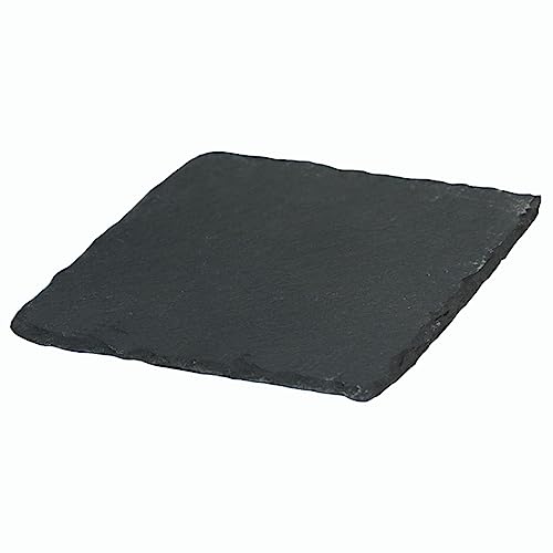 Novaliv Schieferplatte quadratisch I 20x20x0,5 cm I Schiefer Platte Schieferteller Servierteller Servierplatte Schiefer Steinplatte Frühstücksplatte Novaliv Schieferplatte quadratisch I 20x20x0,5 cm I Schiefer Platte Schieferteller Servierteller Servierplatte Schiefer Steinplatte Frühstücksplatte von Novaliv
