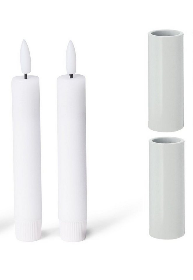 Novaliv Standkerzenhalter - (2 St), Stabkerzenhalter von Novaliv