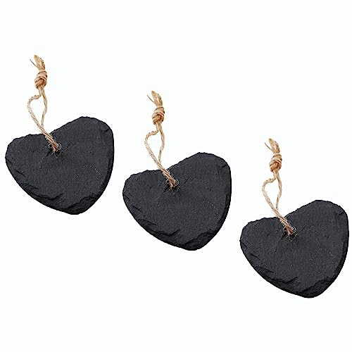 Pflanzenschilder 3x4er Set Schiefer zum Beschriften Kräuterschilder Kräuterstecker (3, 4er Satz Schieferstecker) von Novaliv