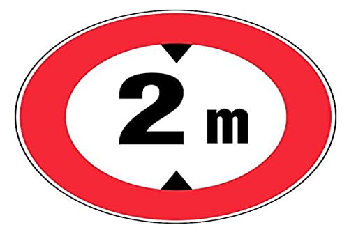 Novap – Schild – begrenzte Höhe 2 m – Durchmesser 300 mm starr von NOVAP