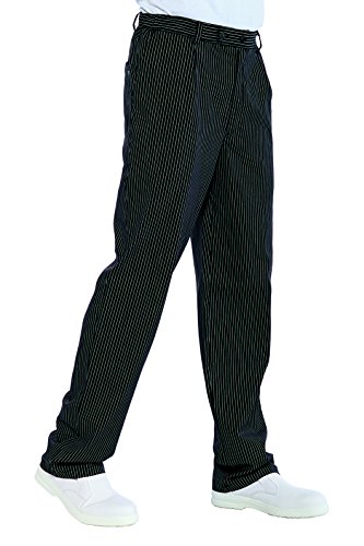 Isacco Kochhose - Wienna Sack schwarz, Wien schwarz, XL, 65% Polyester 35% Baumwolle von Isacco