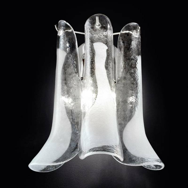 Novaresi Wandleuchte Tulipani Wandlampe Wandlicht Leuchte Lampe Mit Murano Glas B-Ware von Novaresi