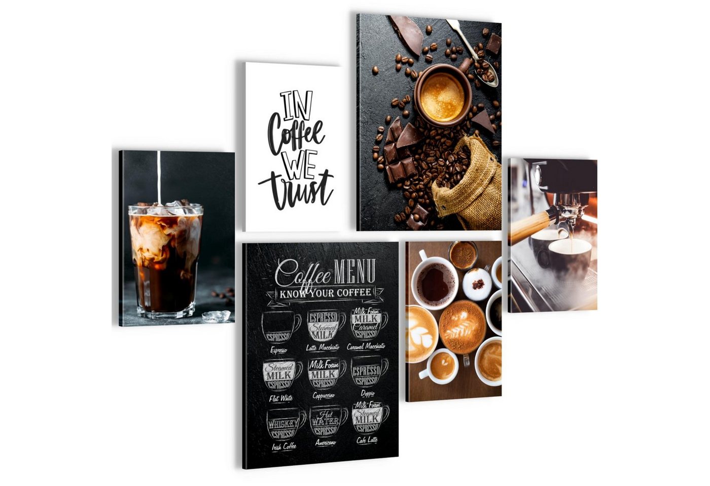 Novart Wandbild Wandbilder Küche Kaffee Gewürze AUFHÄNGFERTIG 90 x 80 cm Küchenbilder, Bunt, made in Germany Novart Wandbild Wandbilder Küche Kaffee Gewürze AUFHÄNGFERTIG 90 x 80 cm Küchenbilder, Bunt, made in Germany von Novart