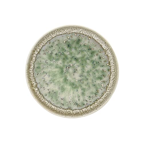 NOVASTYL - Set mit 6 Desserttellern, Jade, 20 cm, aus grünem Porzellan – 2614608 von Novastyl