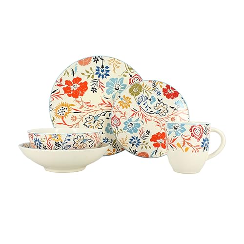 NOVASTYL - 2614905 Jaipur Teller aus Steingut, 60 Stück von Novastyl