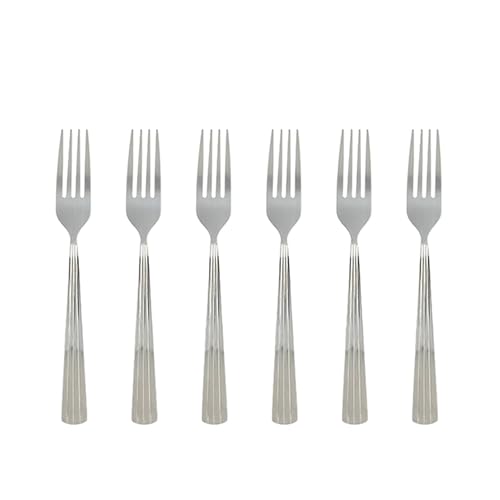 NOVASTYL - Set mit 6 Tafelgabeln, Louise, 20,5 cm, Edelstahl – 5014190 von Novastyl