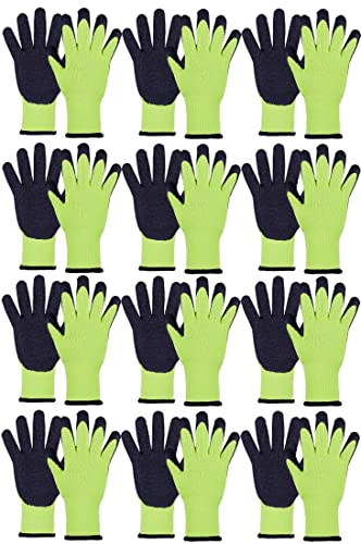 Novatool 12 Paar Thermohandschuhe Arbeit Herren I Größe 10 I Polyester I EN388:2016 4142X | EN511 X2X I Arbeitshandschuhe Montagehandschuhe Winter Schutzhandschuhe von Novatool