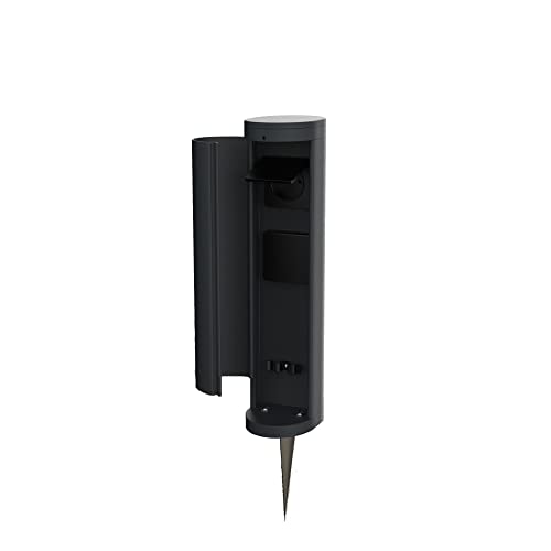 Novatool 1x Steckdosenturm 2-fach außen Anthrazit rund mit Blende IP44 mit Erdspieß Steckdose Aussen Gartensteckdose Outdoor Steckdosesäule Garten Steckdosenturm Novatool 1x Steckdosenturm 2-fach außen Anthrazit rund mit Blende IP44 mit Erdspieß Steckdose Aussen Gartensteckdose Outdoor Steckdosesäule Garten Steckdosenturm von Novatool