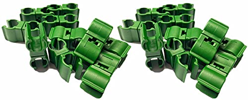 Novatool 20 x Multifunktionsclips I Pflanzenbefestigung Verbinder I Pflanzenclips Pflanzensicherung Pflanzenhalter von Novatool
