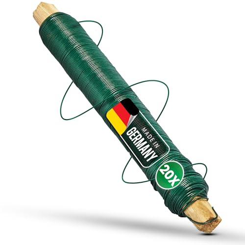 Novatool 20x Wickeldraht I grün I 0,65 mm I Draht I Basteldraht Floristendraht Blumendraht Bindedraht Biegedraht drehbinder rostfrei strohblumennadeln Novatool 20x Wickeldraht I grün I 0,65 mm I Draht I Basteldraht Floristendraht Blumendraht Bindedraht Biegedraht drehbinder rostfrei strohblumennadeln von Novatool
