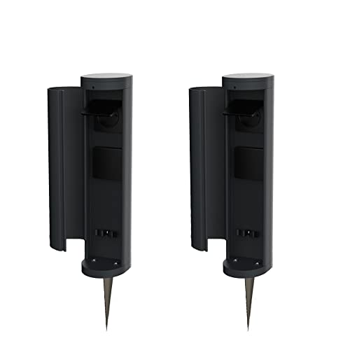 Novatool 2x Steckdosenturm 2-fach außen Anthrazit rund mit Blende IP44 mit Erdspieß Steckdose Aussen Gartensteckdose Outdoor Steckdosesäule Garten Steckdosenturm Novatool 2x Steckdosenturm 2-fach außen Anthrazit rund mit Blende IP44 mit Erdspieß Steckdose Aussen Gartensteckdose Outdoor Steckdosesäule Garten Steckdosenturm von Novatool