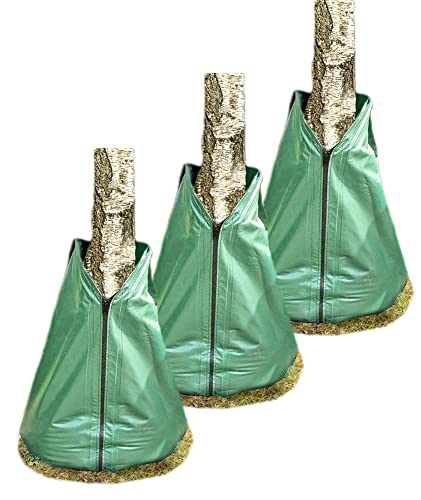 Novatool 3X Säcke für Baumbewässerung 75 Liter Grün Bewässerungsbeutel aus robustem PVC Baumsäcke Bewässerung Baumbewässerung Säcke Wasserbeutel Baum von Novatool