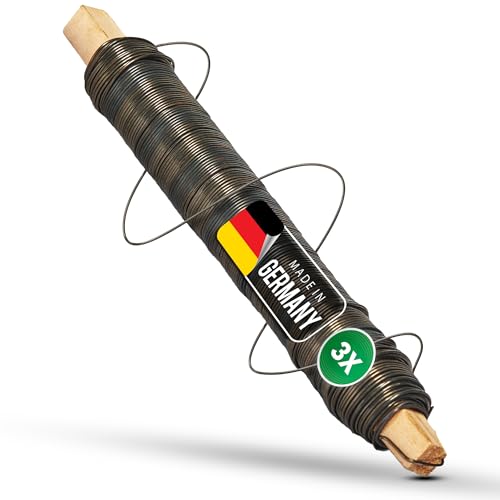 Novatool 3x Wickeldraht I geglüht I 0,65 mm I Draht I Metalldraht Gartendraht Blumendraht Bindedraht Biegedraht Pflanzendraht rostfrei Dekoband Dekodraht Novatool 3x Wickeldraht I geglüht I 0,65 mm I Draht I Metalldraht Gartendraht Blumendraht Bindedraht Biegedraht Pflanzendraht rostfrei Dekoband Dekodraht von Novatool