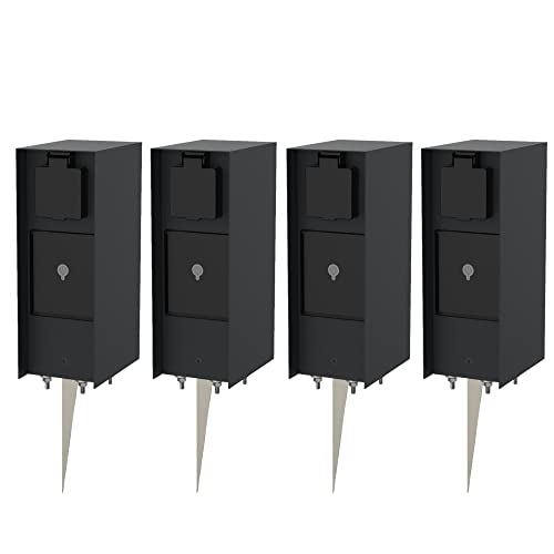 Novatool 4X Steckdosensäule 3-Fach Anthrazit Edelstahl eckig IP44 mit Erdspieß Smart-Home Steckdose Aussen Gartensteckdose Outdoor Steckdosensäule Garten Steckdosenturm Novatool 4X Steckdosensäule 3-Fach Anthrazit Edelstahl eckig IP44 mit Erdspieß Smart-Home Steckdose Aussen Gartensteckdose Outdoor Steckdosensäule Garten Steckdosenturm von Novatool