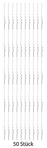 Novatool 50 Tomatenstäbe 150 cm x 5 mm Ø Tomatenspiralstäbe verzinkt Rankstäbe Tomatenstangen 150cm Tomaten Rankhilfe Pflanzstäbe Tomatenstab Pflanzständer Pflanzstecker Tomatenspiralstab 150 von Novatool