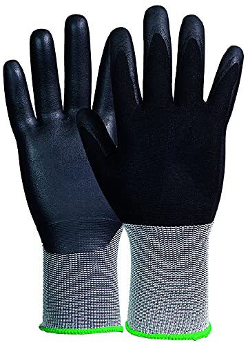 Novatool Arbeitshandschuh Herren I Größe 8 I Nylon | Ölabweisend I EN388:2016 4121X I Montagehandschuh Schutzhandschuh Mechaniker Handschuh Gartenhandschuh Work Gloves von Novatool