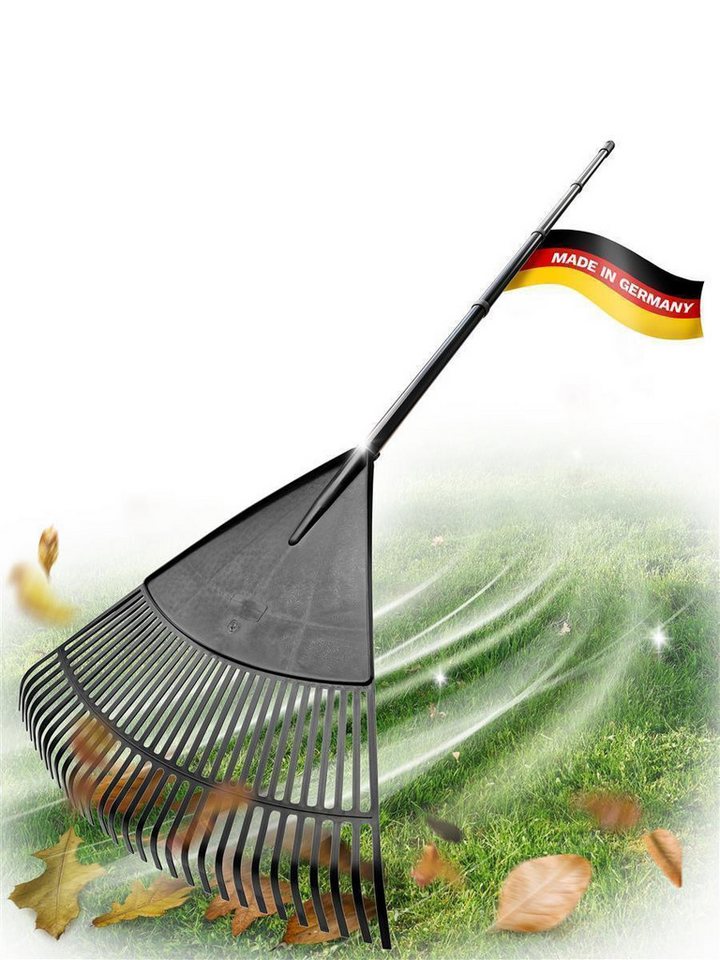 Novatool Gartenpflege-Set -, Laubrechen mit 4-tlg. Steckstiel von Novatool
