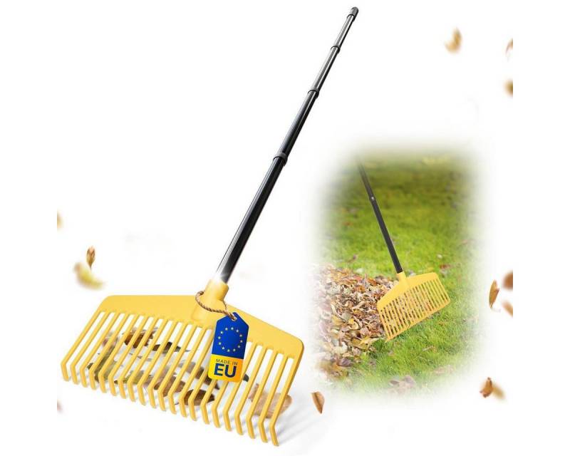 Novatool Gartenpflege-Set -, Laubrechen mit 4-tlg. Steckstiel von Novatool