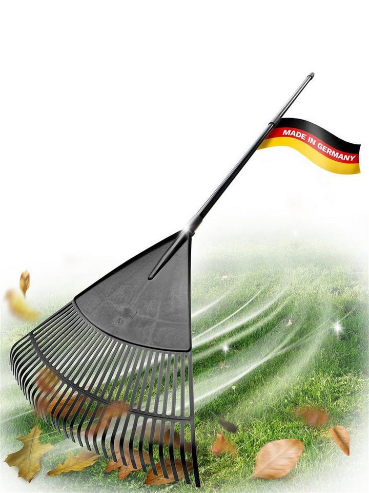 Novatool Gartenpflege-Set -, Laubrechen mit Teleskopstiel von Novatool