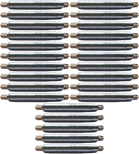 Novatool Wickeldraht I 0,65 mm I Drahtrolle I Basteldraht Gartendraht Blumenbindedraht Bindedraht Biegedraht Pflanzendraht rostfrei Dekoband (25, 0,65 verzinkt) von Novatool
