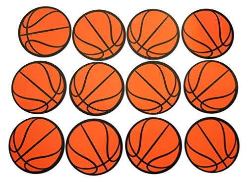 Novel Merk Basketball-Magnet-Set für Lehrer, klein, 12 Stück von Novel Merk