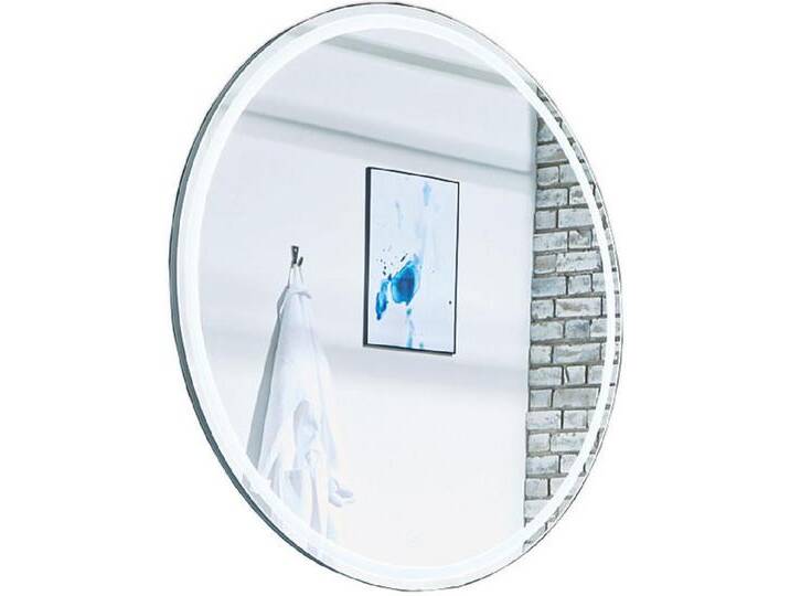 Novel BADEZIMMERSPIEGEL, Glas, 90x90x2.2 cm, Goldenes M, Made in Germany, Badezimmer, Badezimmerspiegel, Badspiegel von Novel