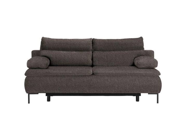 Novel BOXSPRINGSOFA, Dunkelbraun, Füllung: Schaumstoff, 202x93x100 cm, Stoffauswahl, Wohnzimmer, Sofas & Couches, Schlafsofas, Schlafsofas mit von Novel