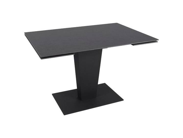 Novel ESSTISCH, Anthrazit, Schwarz, Metall, Keramik, rechteckig, Bodenplatte, 80x76x120-179 cm, ausziehbar, Esszimmer, Tische, Esstische Novel ESSTISCH, Anthrazit, Schwarz, Metall, Keramik, rechteckig, Bodenplatte, 80x76x120-179 cm, ausziehbar, Esszimmer, Tische, Esstische von Novel