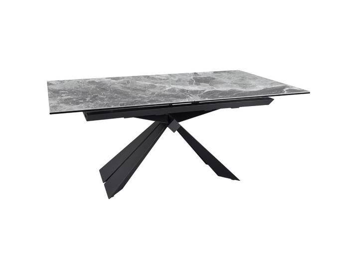 Novel ESSTISCH, Grau, Schwarz, Metall, Glas, Keramik, rechteckig, eckig, 76x95x180-230 cm, ausziehbar, Esszimmer, Tische, Esstische Novel ESSTISCH, Grau, Schwarz, Metall, Glas, Keramik, rechteckig, eckig, 76x95x180-230 cm, ausziehbar, Esszimmer, Tische, Esstische von Novel