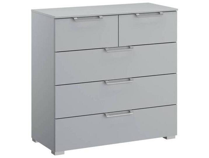 Novel KOMMODE, Hellgrau, Metall, 5 Schubladen, 80x81x42 cm, Blauer Engel, Goldenes M, BQ - Bündnis für Qualität, Made in Germany, Typenauswahl, von Novel