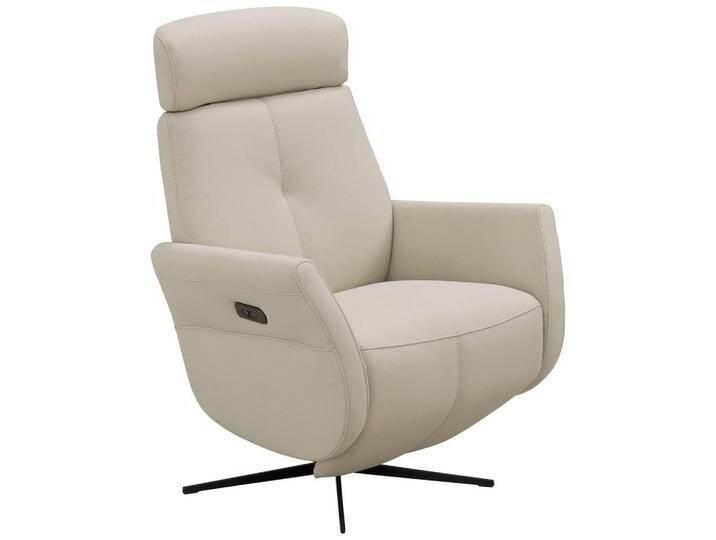 Novel RELAXSESSEL Artù, Creme, Echtleder, Rindleder, Uni, 71x110x80 cm, Relaxfunktion, Sitzfläche 360° drehbar, gepolsterte Armlehnen, Stühle Novel RELAXSESSEL Artù, Creme, Echtleder, Rindleder, Uni, 71x110x80 cm, Relaxfunktion, Sitzfläche 360° drehbar, gepolsterte Armlehnen, Stühle von Novel