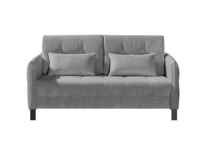 Novel SCHLAFSOFA, Graphit, 2-Sitzer, Füllung: Schaumstoffflocken, 150x88x110 cm, Fußauswahl, Stoffauswahl, Armteilvarianten, Schlafen auf Sitzhöhe, Novel SCHLAFSOFA, Graphit, 2-Sitzer, Füllung: Schaumstoffflocken, 150x88x110 cm, Fußauswahl, Stoffauswahl, Armteilvarianten, Schlafen auf Sitzhöhe, von Novel