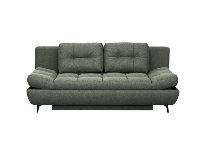 Novel SCHLAFSOFA, Grün, 2-Sitzer, Füllung: Schaumstoffflocken, 210x92x107 cm, Wohnzimmer, Sofas & Couches, Schlafsofas, Schlafsofas mit Bettkasten von Novel
