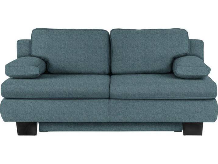 Novel SCHLAFSOFA Macy, Petrol, 2-Sitzer, Füllung: Schaumstoff, 203x94x100 cm, Fußauswahl, Stoffauswahl, Schlafen auf Sitzhöhe, Rücken echt, von Novel