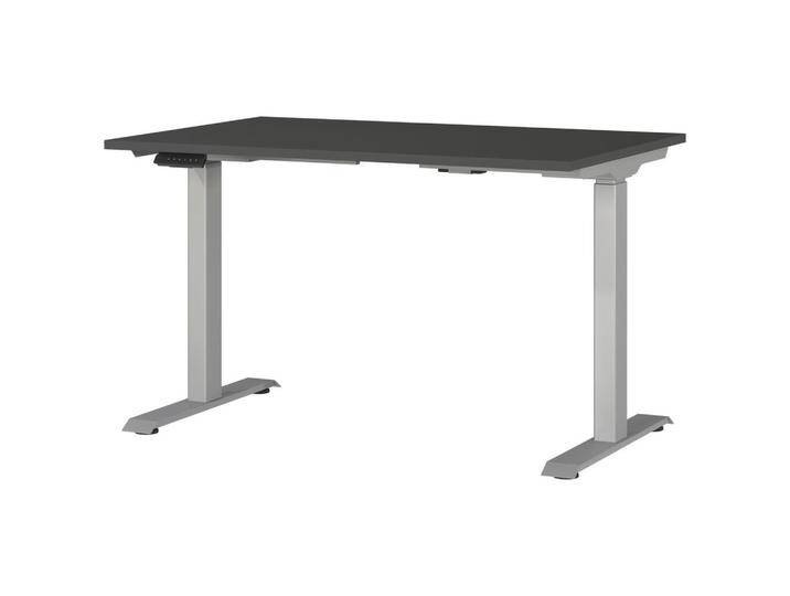 Novel SCHREIBTISCH, Graphit, Silber, Metall, rechteckig, eckig, Kufe, 80x72-118x120 cm, Made in Germany, höhenverstellbar, in verschiedenen Novel SCHREIBTISCH, Graphit, Silber, Metall, rechteckig, eckig, Kufe, 80x72-118x120 cm, Made in Germany, höhenverstellbar, in verschiedenen von Novel