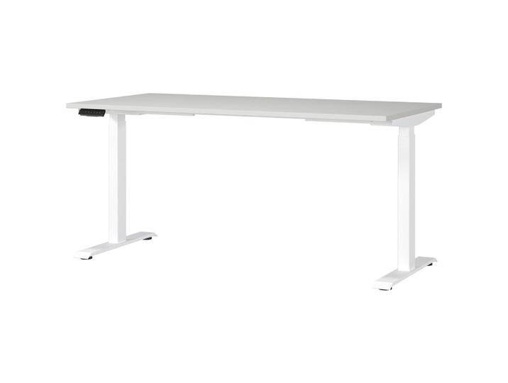 Novel SCHREIBTISCH, Weiß, Hellgrau, rechteckig, eckig, Kufe, 80x72-118x160 cm, Made in Germany, höhenverstellbar, Arbeitszimmer, Schreibtische, Novel SCHREIBTISCH, Weiß, Hellgrau, rechteckig, eckig, Kufe, 80x72-118x160 cm, Made in Germany, höhenverstellbar, Arbeitszimmer, Schreibtische, von Novel