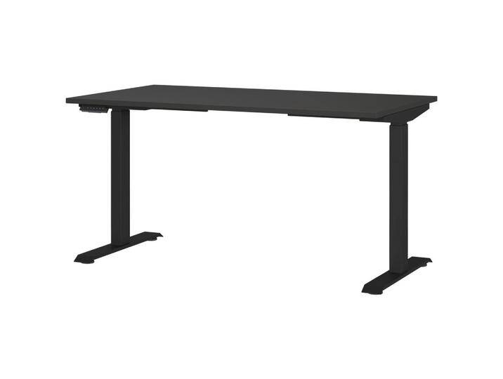 Novel SCHREIBTISCH, Schwarz, rechteckig, eckig, Kufe, 80x72-118x140 cm, Made in Germany, höhenverstellbar, Arbeitszimmer, Schreibtische, Bürotische Novel SCHREIBTISCH, Schwarz, rechteckig, eckig, Kufe, 80x72-118x140 cm, Made in Germany, höhenverstellbar, Arbeitszimmer, Schreibtische, Bürotische von Novel