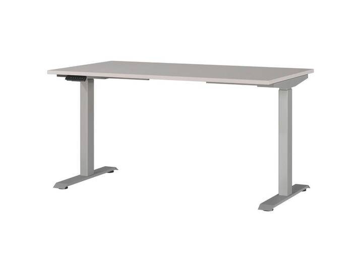 Novel SCHREIBTISCH, Silber, Kaschmir, rechteckig, eckig, Kufe, 80x72-118x140 cm, Made in Germany, höhenverstellbar, Arbeitszimmer, Schreibtische, Novel SCHREIBTISCH, Silber, Kaschmir, rechteckig, eckig, Kufe, 80x72-118x140 cm, Made in Germany, höhenverstellbar, Arbeitszimmer, Schreibtische, von Novel