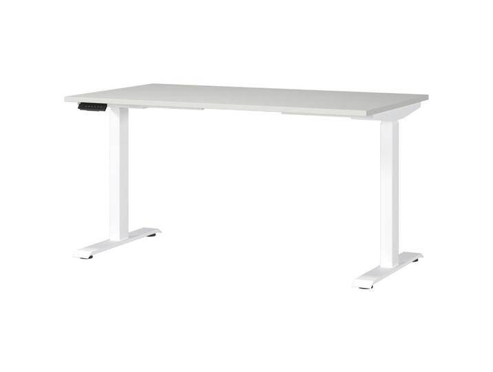 Novel SCHREIBTISCH, Weiß, Hellgrau, rechteckig, eckig, Kufe, 80x72-118x140 cm, Made in Germany, höhenverstellbar, Arbeitszimmer, Schreibtische, Novel SCHREIBTISCH, Weiß, Hellgrau, rechteckig, eckig, Kufe, 80x72-118x140 cm, Made in Germany, höhenverstellbar, Arbeitszimmer, Schreibtische, von Novel