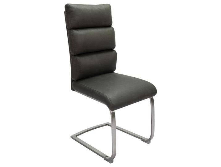 Novel SCHWINGSTUHL, Grau, Edelstahl, Metall, U-Form, 47x106x63 cm, Esszimmer, Stühle, Esszimmerstühle, Schwingstühle von Novel