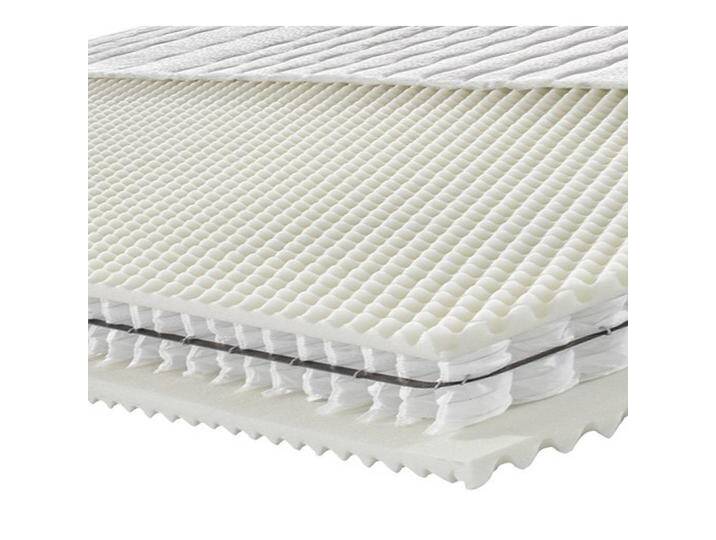 Novel TASCHENFEDERKERNMATRATZE ORTHO STAR PLUS, Weiß, H4, 180x200 cm, Made in Germany, OEKO-TEX® STANDARD 100, Härtegradauswahl, Über- und von Novel
