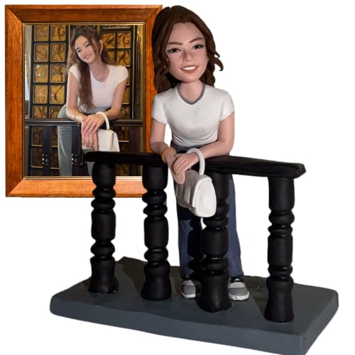 Benutzerdefinierte Bobbleheads Figuren personalisiert von Foto für Geburtstagsgeschenk Geschenk; Benutzerdefinierte Wackelkopf Figuren von Menschen Statue von Novela