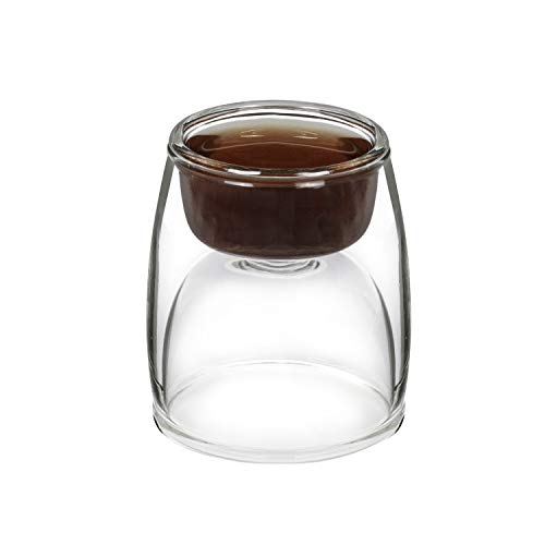 Thumbs Up Tasse "Upside Down Espresso Mug" - SingleDouble 2 in1 Glas von Thumbs Up