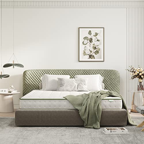 Novilla Matratze 180x200 mit Gel Memory Schaum Federkernmatratze H3 Tonnentaschenfederkern Certi-PUR US Komfortschaum Rollmatratze Öko Tex 18cm Mittelfest Atmungsaktiv Komfortmatratze von Novilla
