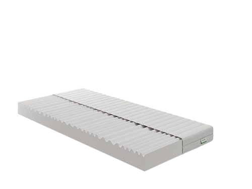 Novilla Matratze 80x190 H2 & H3 7 Zonen Kaltschaummatratze Bezug 60° Waschbar Schaumstoff Rollmatratze 2in1 Öko-Tex Zertifiziert Höhe 16cm von Novilla