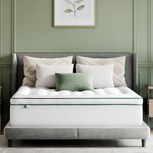 Novilla Matratzen Topper 180x200cm, Ultra Soft Polyester Langlebig Atmungsaktiv 3D Matratzentopper Superweich Flauschige Matratzenbezug Weiß von Novilla