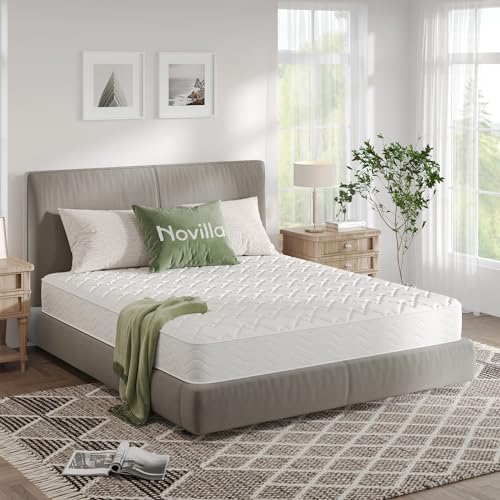 Novilla Taschenfederkernmatratze H3 90x200 7 Zonen Matratze mit Komfortschaum Öko-Tex CertiPUR US Federkernmatratze 20cm Mittelfest von Novilla