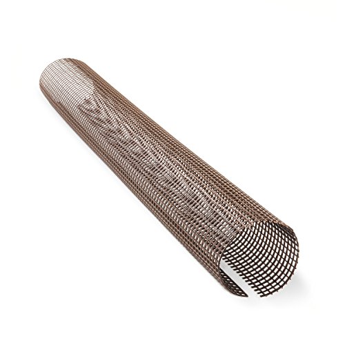 Laubschutzgitter für Dachrinnen Laubstopp 1m lang 100mm-125mm braun 10 Stück von Novmax