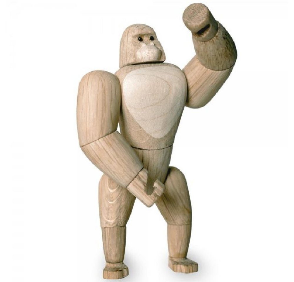 Novoform Skulptur Design Dekofigur Mini Gorilla Eiche & Ahorn (12,5cm) von Novoform